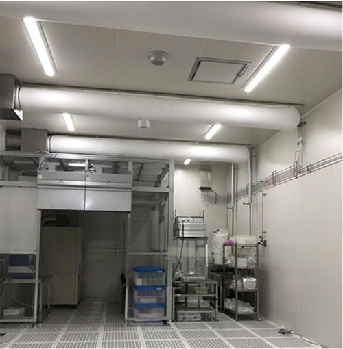사진 1 : 막 꽁 머니 꽁 머니 카지노를 사용한 "T-Flexible Clean Room Membrane"Cleanroom 시스템